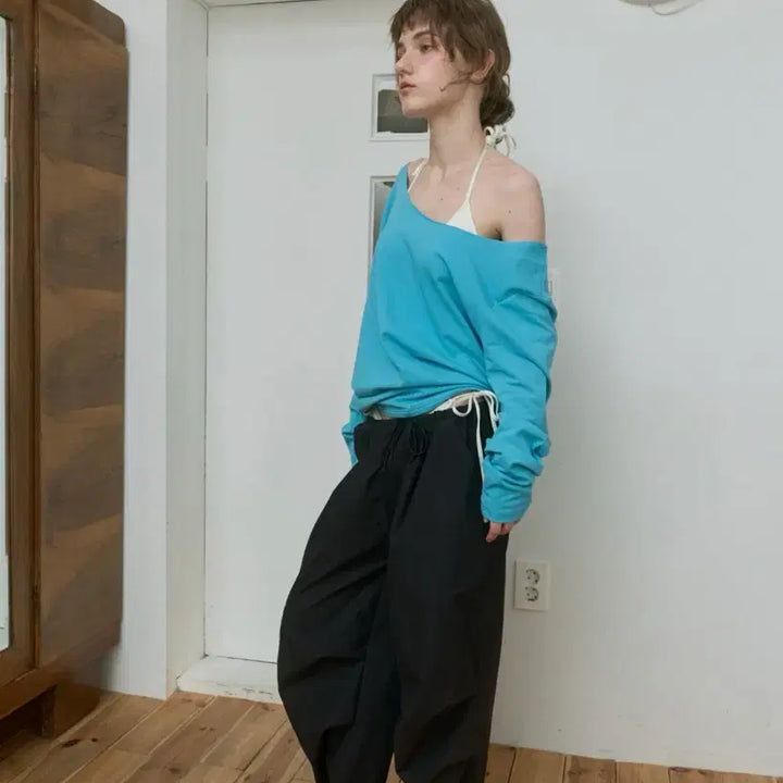 [BUNJANG] Pisces Needle Collab Parachute Pants / [새상품] 파이시스 니들 콜라보 파라슈트 팬츠