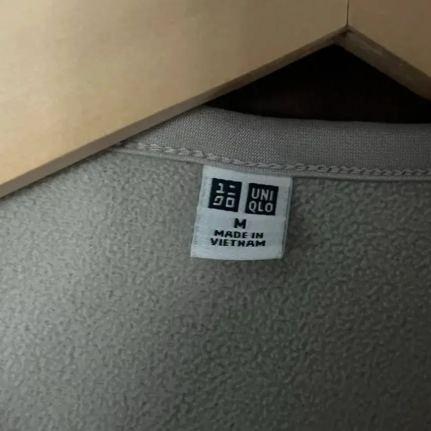 [BUNJANG] Uniqlo Fleece Cardigan (Gray) - Women&