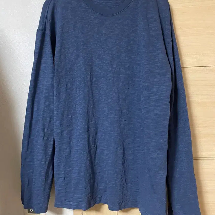 [BUNJANG] everyworn Washed Slub Long Sleeve T-shirt / 에브리원 everyworn 워시드 슬럽 롱슬리브 프렌치블루 1