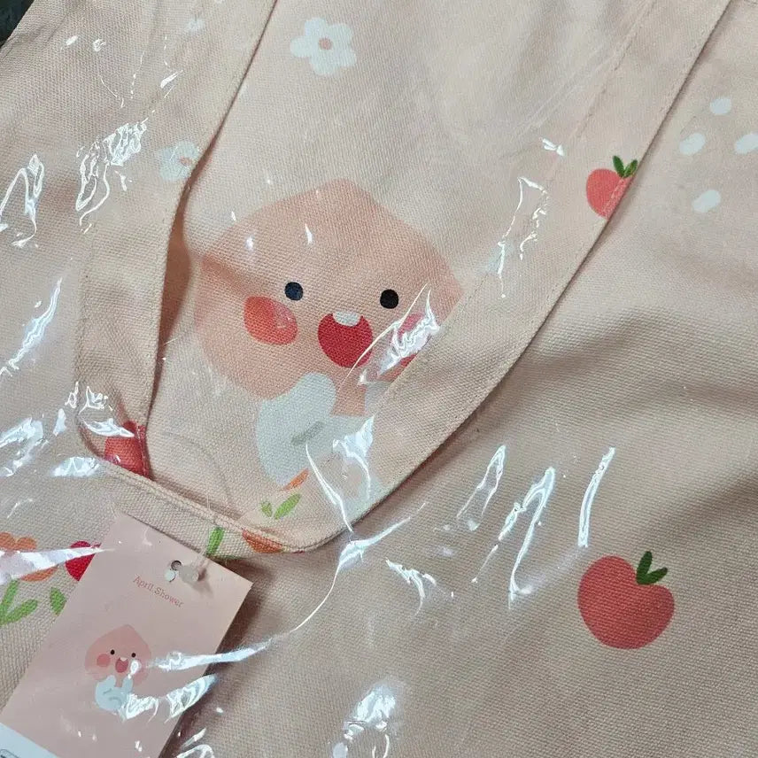[BUNJANG] Kakao Friends Apeach April Shower Eco Bag / (미개봉 새상품) 카카오프렌즈 에이프릴샤워 일러스트에코백_어피치