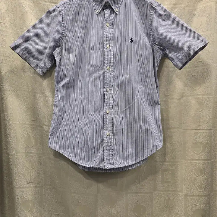 [BUNJANG] Ralph Lauren Custom Fit Striped Short Sleeve Shirt Medium / 랄프로렌 커스텀핏 스트라이프 반팔 셔츠 M(95)