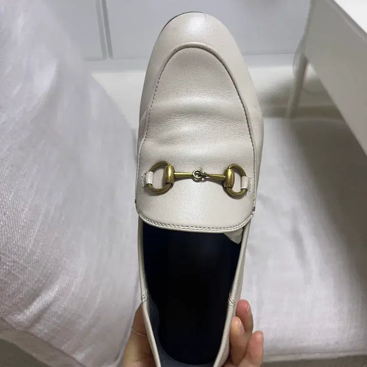 [BUNJANG] Gucci Horsebit Loafer Ivory 225 / 구찌 홀스빗 로퍼 아이보리 225