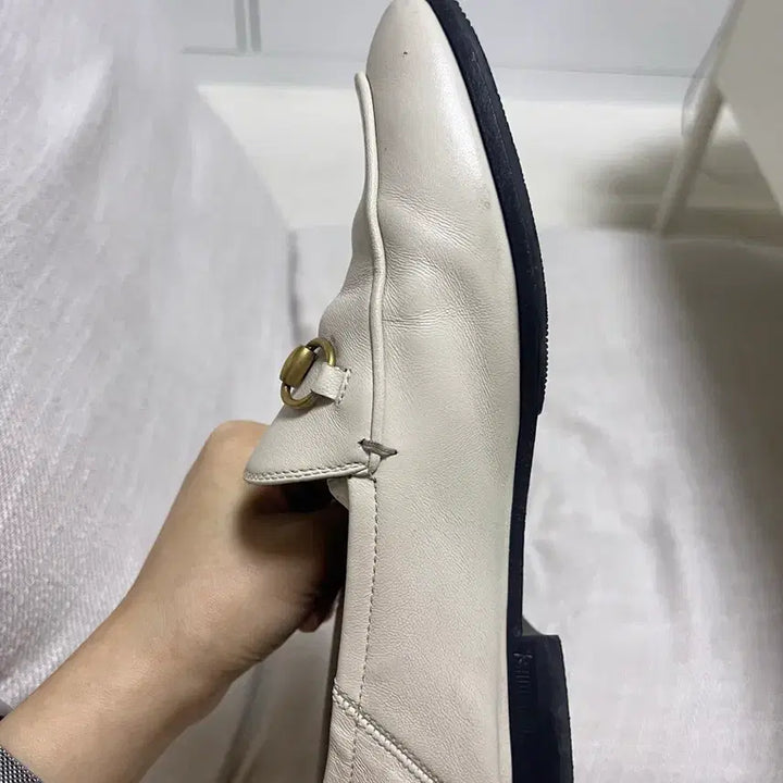 [BUNJANG] Gucci Horsebit Loafer Ivory 225 / 구찌 홀스빗 로퍼 아이보리 225