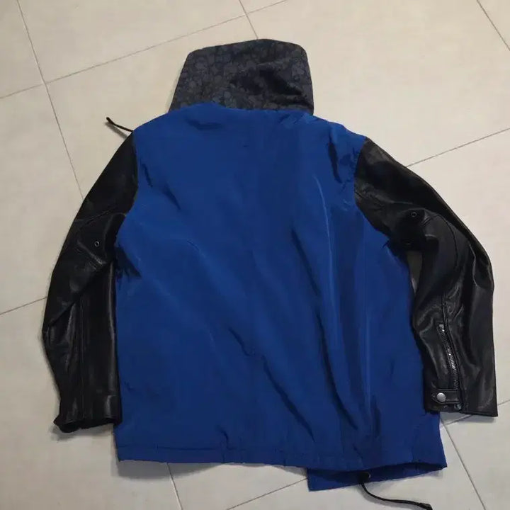 [BUNJANG] Coach Champion Leather Sleeve Jacket / 코치 x 챔피언 콜라보 가죽자켓 50. coach x champion