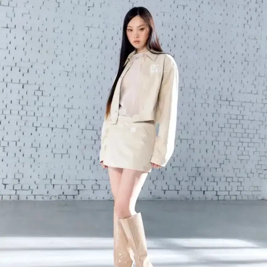 [BUNJANG] Gloomy Jaden Suede Jacket Cream / 글로니 JADEN SUEDE JACKET 크림