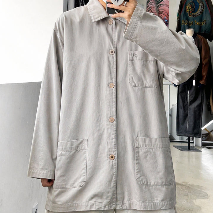 [BUNJANG] Burberry London Cotton Shirt Jacket / 남녀공용 버버리 루즈핏 셔츠 자켓