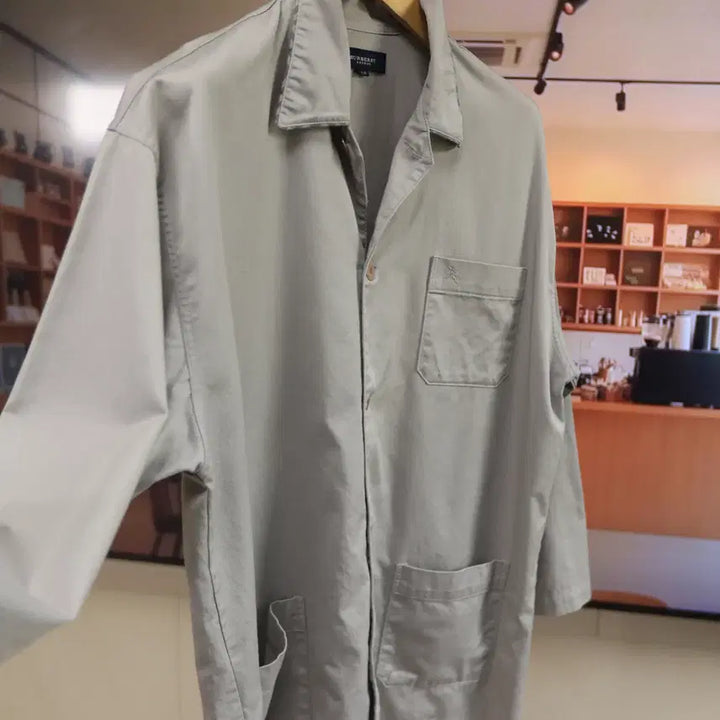 [BUNJANG] Burberry London Cotton Shirt Jacket / 남녀공용 버버리 루즈핏 셔츠 자켓