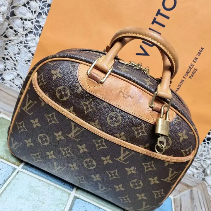 [BUNJANG] Louis Vuitton Monogram Trouville PM Bag / 정품루이비통 모노그램 투루빌  PM