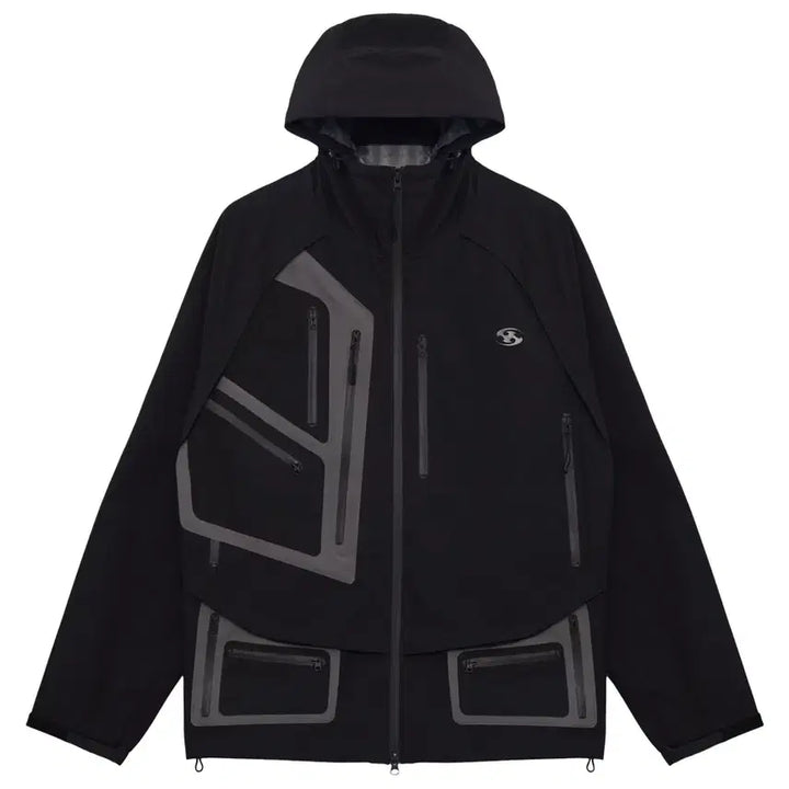 [BUNJANG] Sansangear 3L Windblock Jacket Black / 산산기어 3레이어 윈드블락 자켓 블랙 3L / 4 size