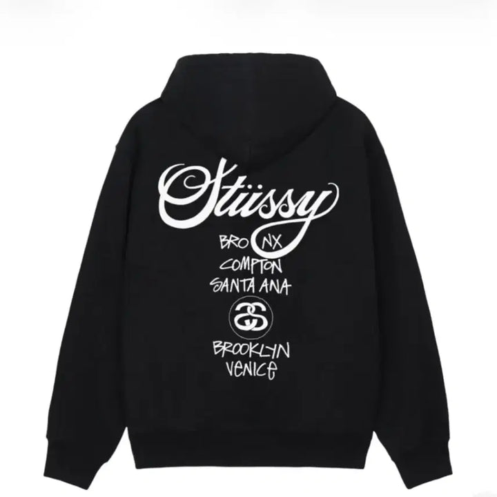 [BUNJANG] Stussy World Tour Hoodie / [S] 스투시 월드투어 후드