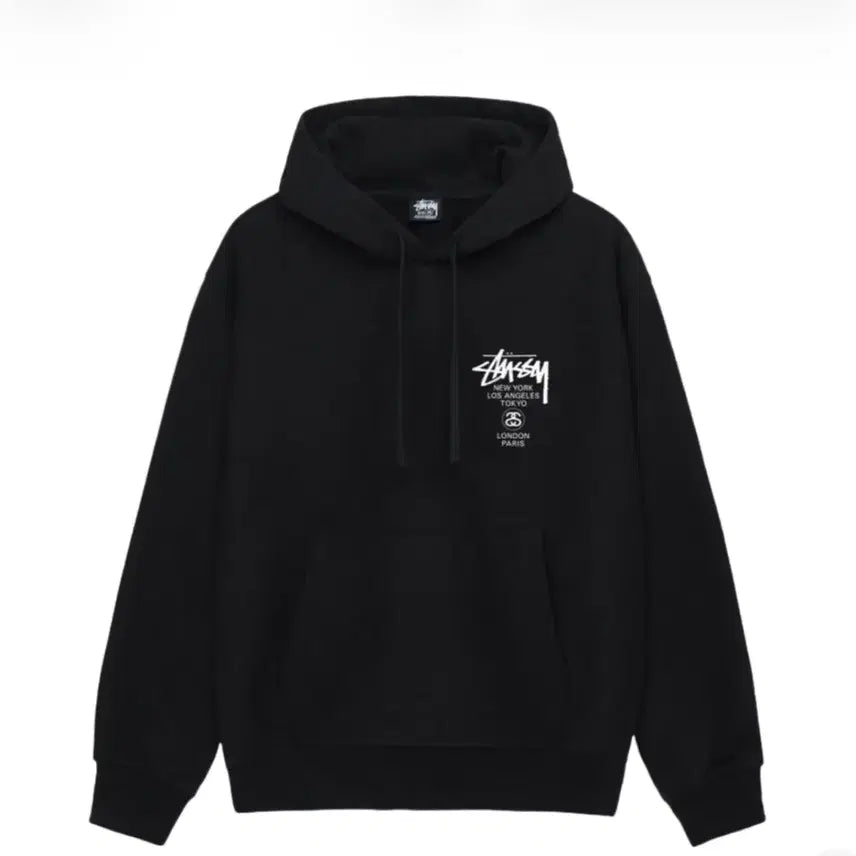 [BUNJANG] Stussy World Tour Hoodie / [S] 스투시 월드투어 후드