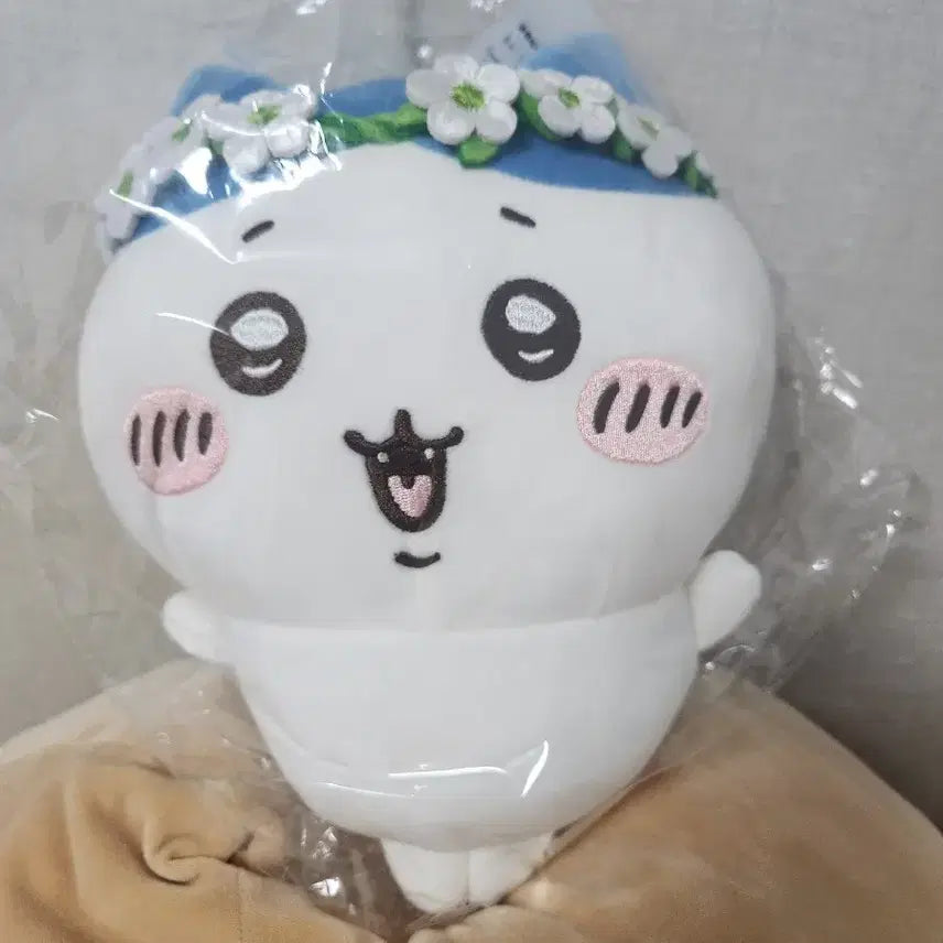 [BUNJANG] Chiikawa Flower Headband Plush / 치이카와 꽃 머리띠 인형