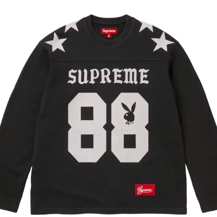 [BUNJANG] Supreme Playboy 88 Long Sleeve Black T-shirt / 슈프림 플레이보이 88 블랙 긴팔티 L