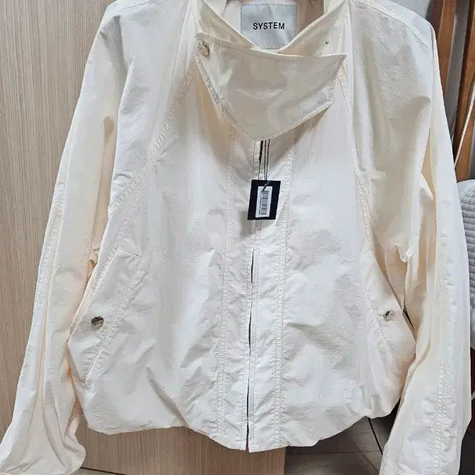 [BUNJANG] SYSTEM Ivory Jacket / SYSTEM 시스템 아이보리 자켓