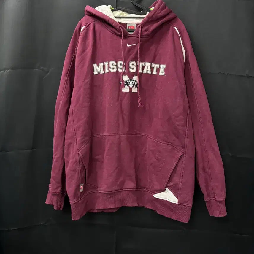 [BUNJANG] Nike Old School Hoodie (Stained) / 나이키 올드스쿨 후드티 (얼룩존재)