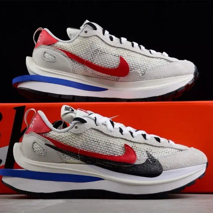 [BUNJANG] Nike x Sacai Vaporwaffle "Red" Sneakers / 나이키 사카이 베이퍼와플 세일 레드 스니커즈