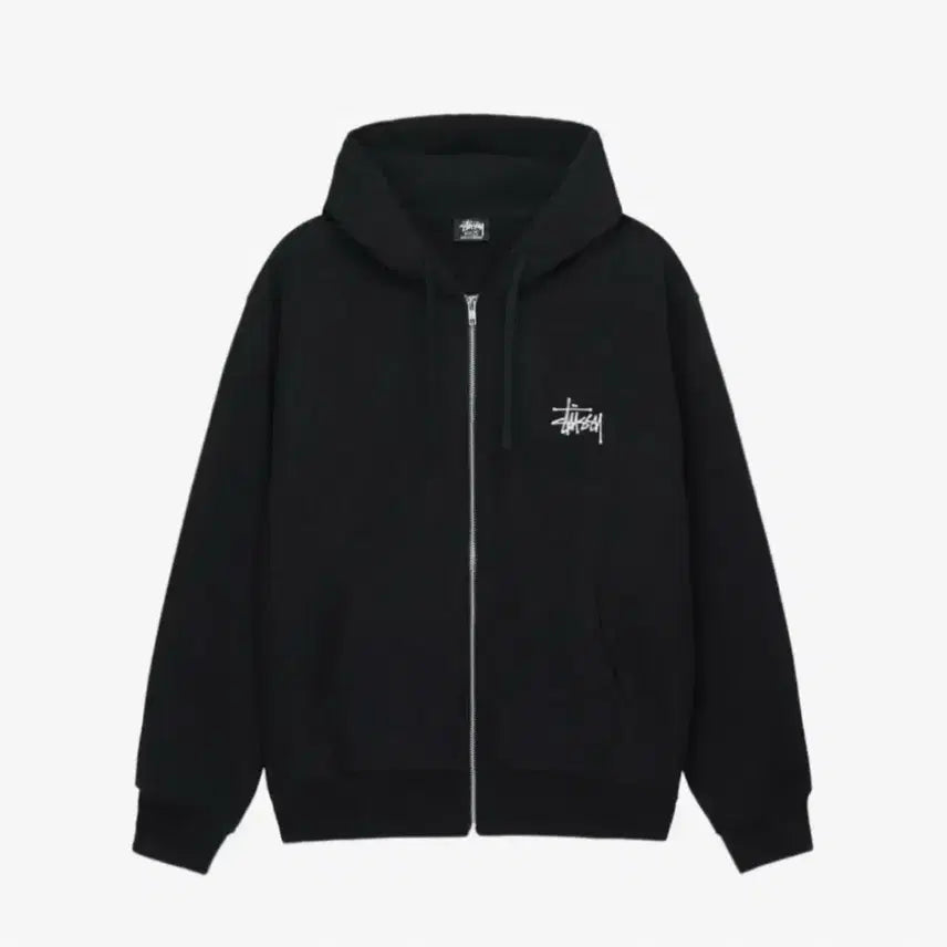 [SOLD OUT] [M] 스투시 베이직 후드집업 블랙