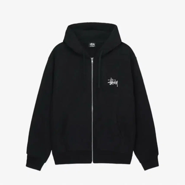 [SOLD OUT] [M] 스투시 베이직 후드집업 블랙