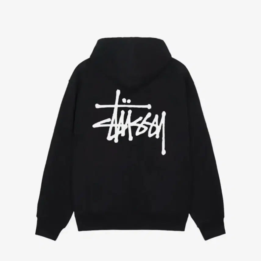 [SOLD OUT] [M] 스투시 베이직 후드집업 블랙