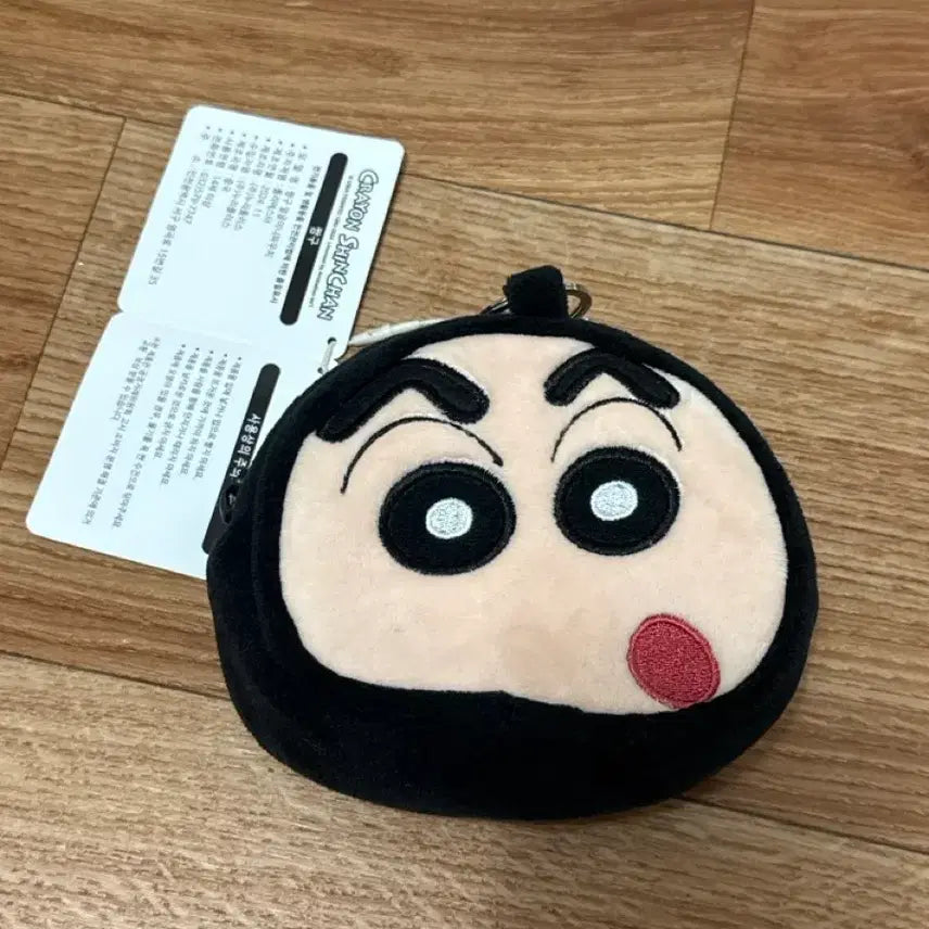 [BUNJANG] Crayon Shin-chan Face Mini Pouch / (새상품) 짱구 얼굴 미니 파우치