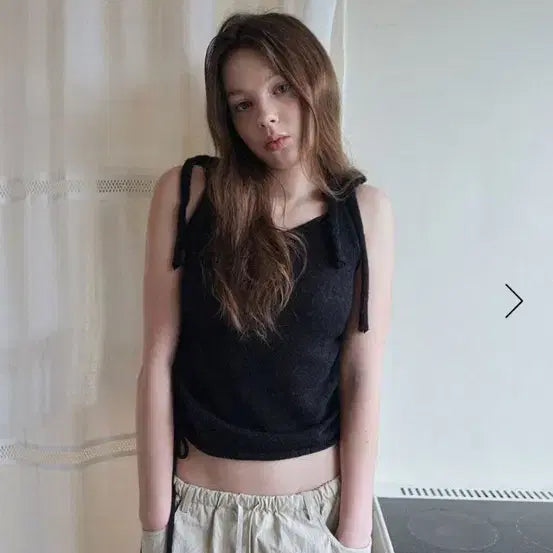 [BUNJANG] Lillycotts Black Strappy Bustier Top / Lillycotts 릴리코츠 블랙 끈 뷔스티에 새상품