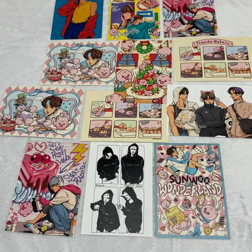 [SOLD OUT] 떤코 엽서 아이돌 그리기 더보이즈 선우