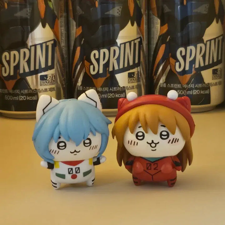 [BUNJANG] Evangelion Nunuzu Mini Figure Set: Asuka Langley Soryu &amp; Rei Ayanami / 2개입/현물] 에반게리온 먼작귀 미니피규어 소류아스카랑그레이&amp;아야나미레이