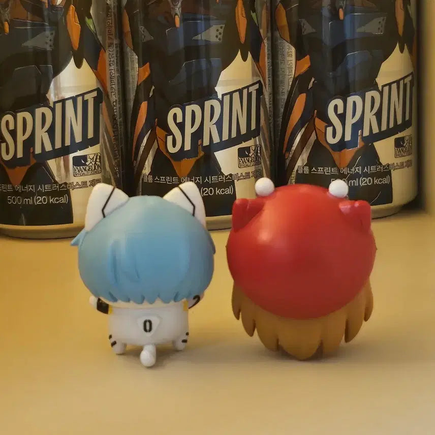 [BUNJANG] Evangelion Nunuzu Mini Figure Set: Asuka Langley Soryu &amp; Rei Ayanami / 2개입/현물] 에반게리온 먼작귀 미니피규어 소류아스카랑그레이&amp;아야나미레이