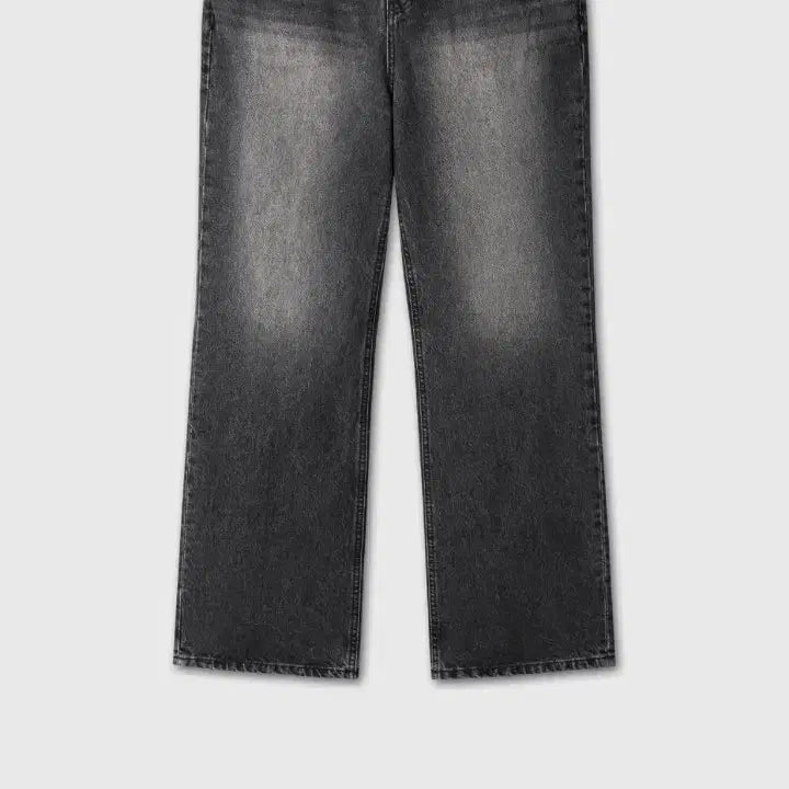 [BUNJANG] Dive in Straight Denim Pants Washed Black / (1)다이브인 루즈드 스트레이트 데님팬츠 워시드블랙