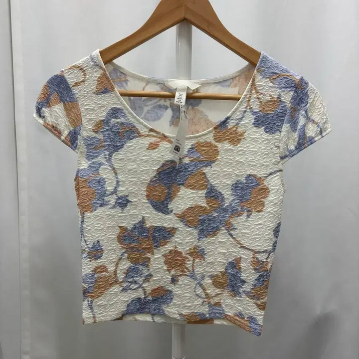 [BUNJANG] H&amp;M Textured Jersey Top - White (S) / H&amp;M 텍스처저지탑 white,s