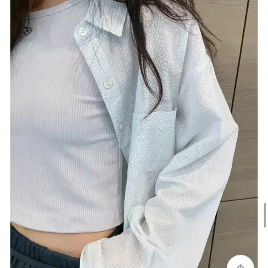 [BUNJANG] UnderB Field Seersucker Shirt / 언더비 시어서커 셔츠 Field 시어서커 셔츠 메이비베이비 피터앤웬디