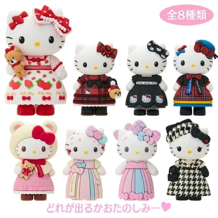 [BUNJANG] Hello Kitty Birthday Closet Figure Bundle Set / 헬로키티 버스데이 클로젯 피규어 (딸기제외/일괄)