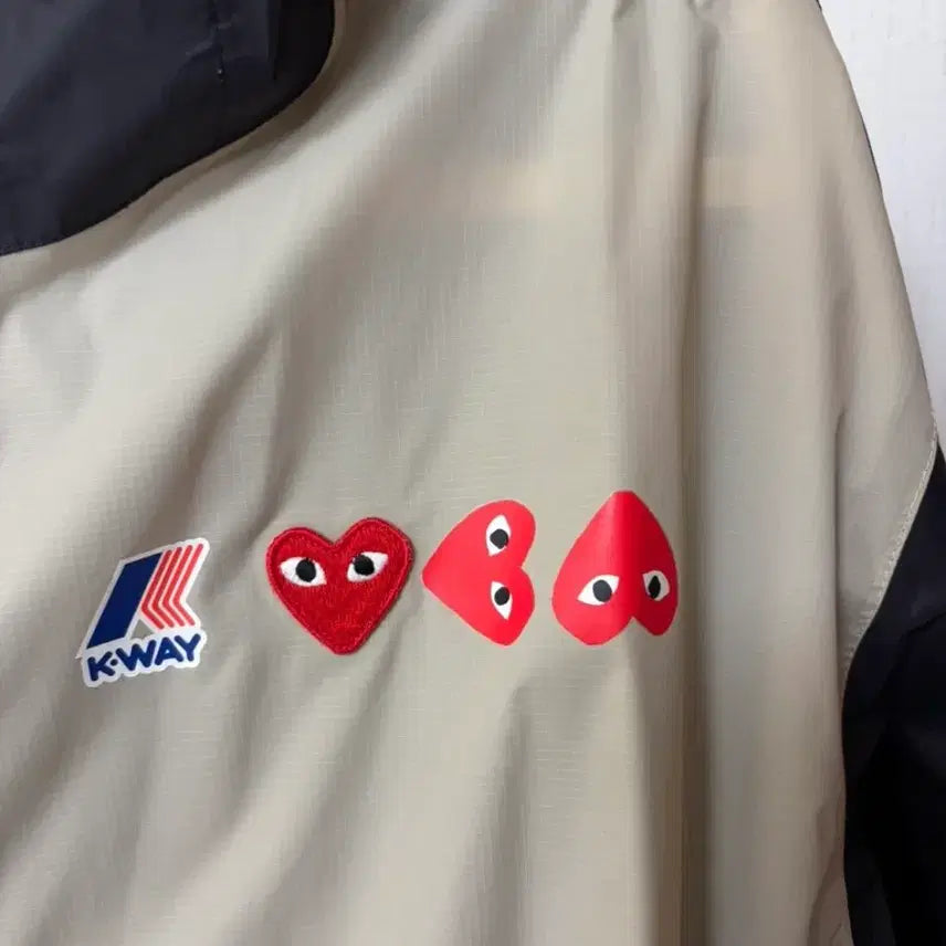 [BUNJANG] Comme des Garcons K-WAY Windbreaker Jacket / 꼼데가르송  K-WAY가 협업한 바람막이 자켓