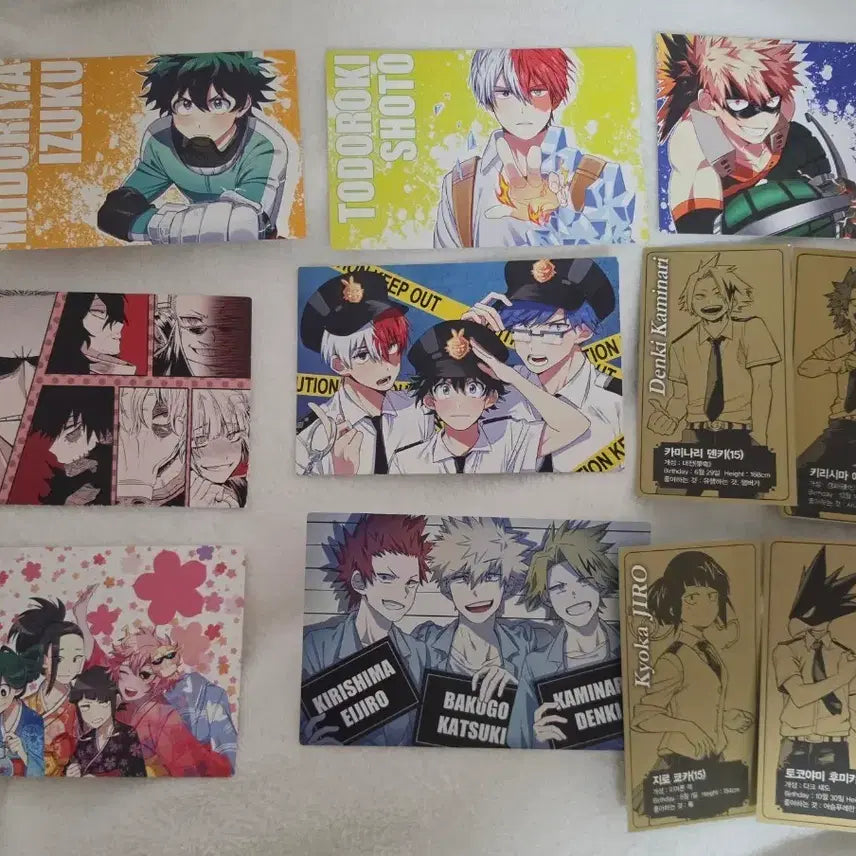 [BUNJANG] My Hero Academia Goods Set / 히로아카 비공굿+공식 세트
