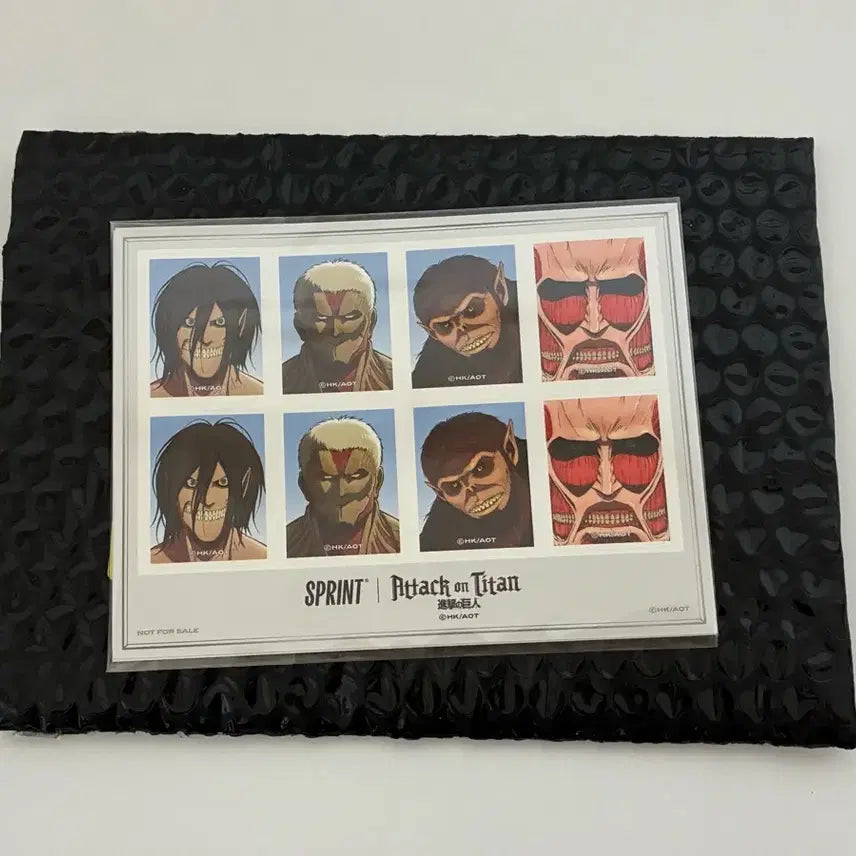 [BUNJANG] GS25 Attack on Titan Sprint Photo (Prize) / 새상품/GS25 진격의거인 스프린트 증명사진 (경품)