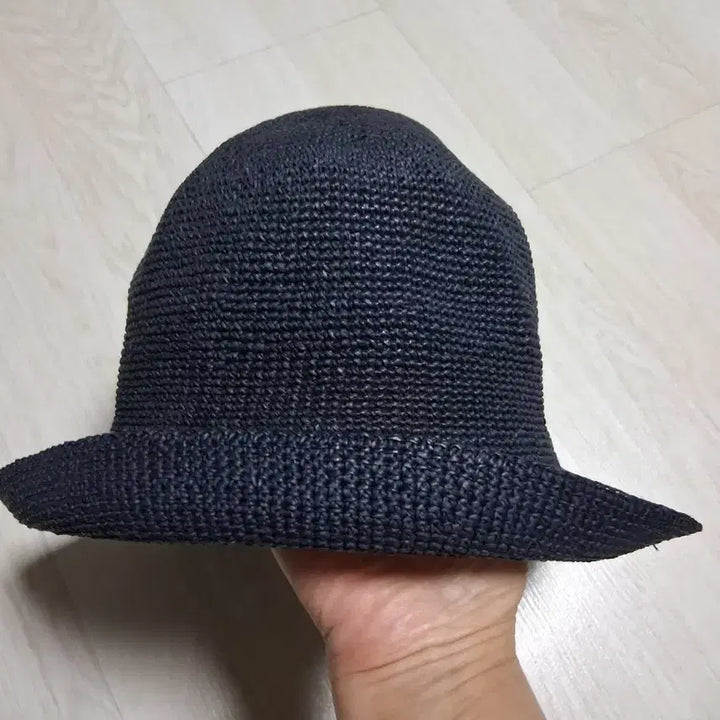 [SOLD OUT] cos 네이비라피아 햇 벙거지 모자
