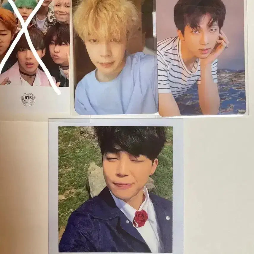 [BUNJANG] 방탄소년단 방탄 럽셀 RM, 지민 포카 일괄 / 방탄소년단 방탄 럽셀 RM, 지민 포카 일괄