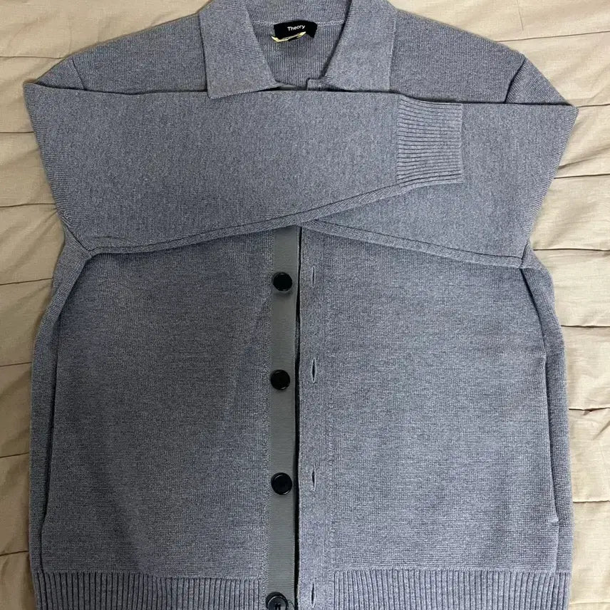 [BUNJANG] Theory Cameron Cardigan Gray / 띠어리 카메론 (셔츠) 가디건 그레이 (95)