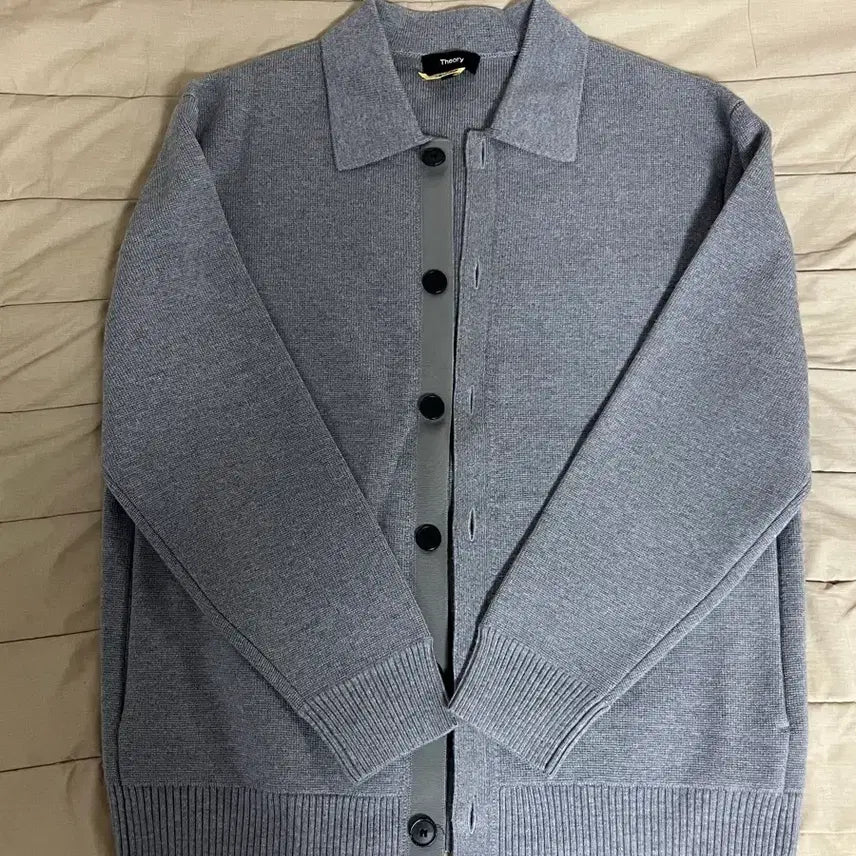 [BUNJANG] Theory Cameron Cardigan Gray / 띠어리 카메론 (셔츠) 가디건 그레이 (95)