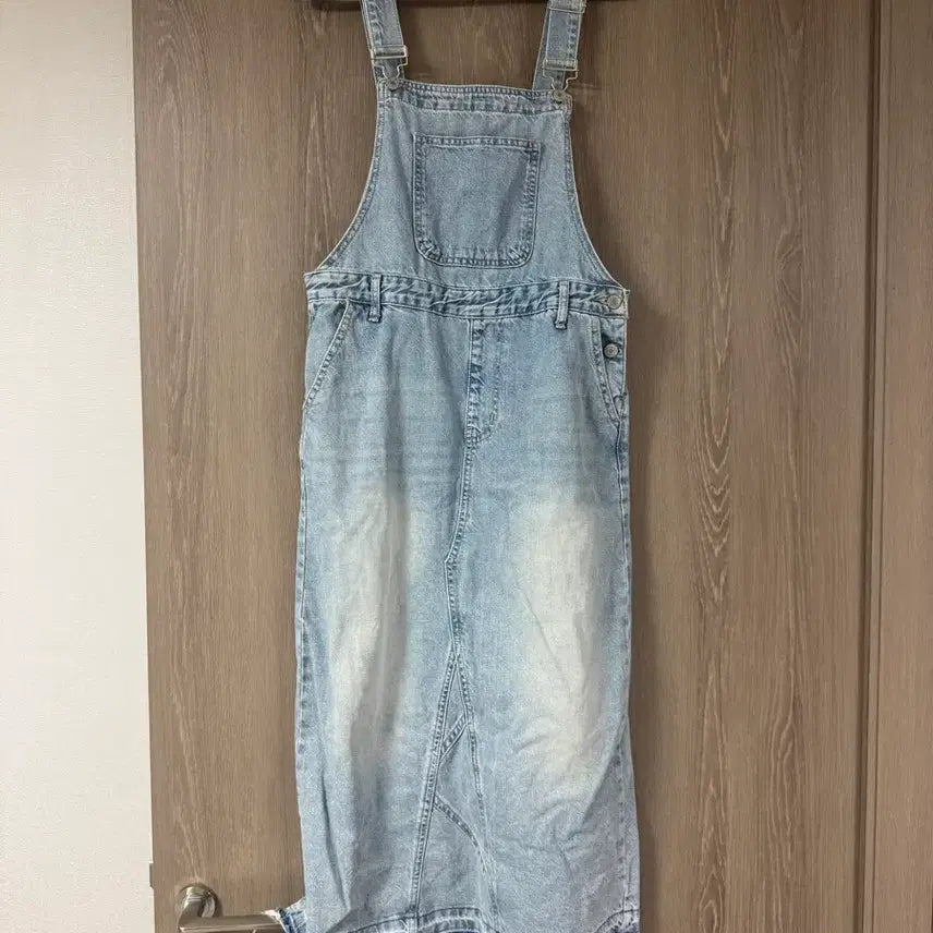 [BUNJANG] Denim Overalls Dress / 데님 멜빵 원피스