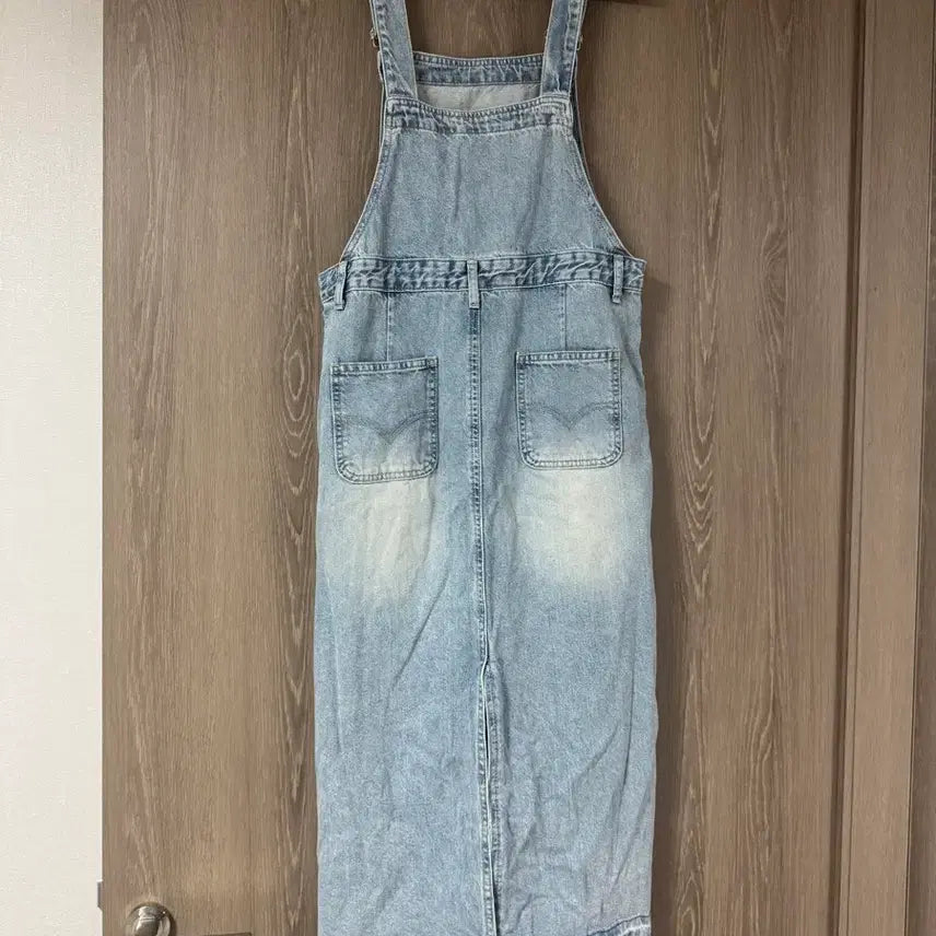[BUNJANG] Denim Overalls Dress / 데님 멜빵 원피스