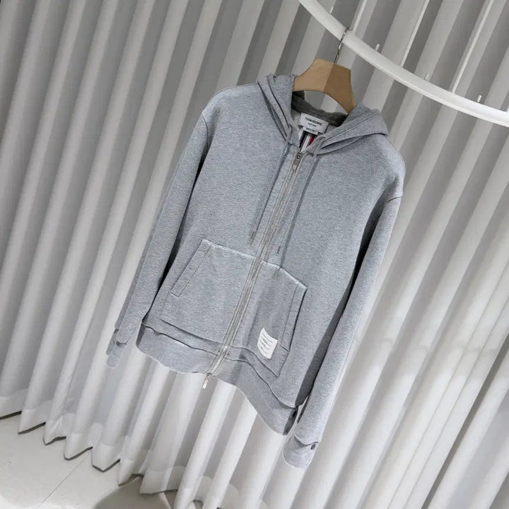 [SOLD OUT] (A+/3) / 톰브라운 클래식 루프백 센터 백 스트라이프 집업 후드집업