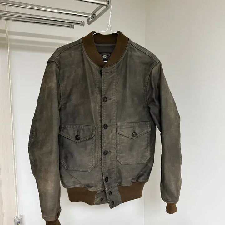 [BUNJANG] RRL A-1 Flight Jacket / [M]더블알엘 코튼 A-1 플라이트 자켓