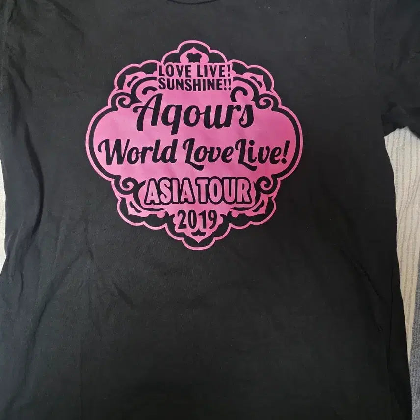[BUNJANG] Aqours 2019 Concert T-Shirt / 러브라이브 Aqours 2019 내한 티셔츠