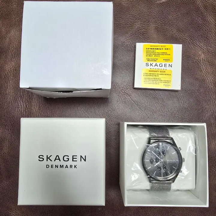 [BUNJANG] Skagen Holst Chronograph Charcoal Mesh Watch (New) / (신품)스카겐 skw6608 홀스트 크로노그래프 차콜 메쉬