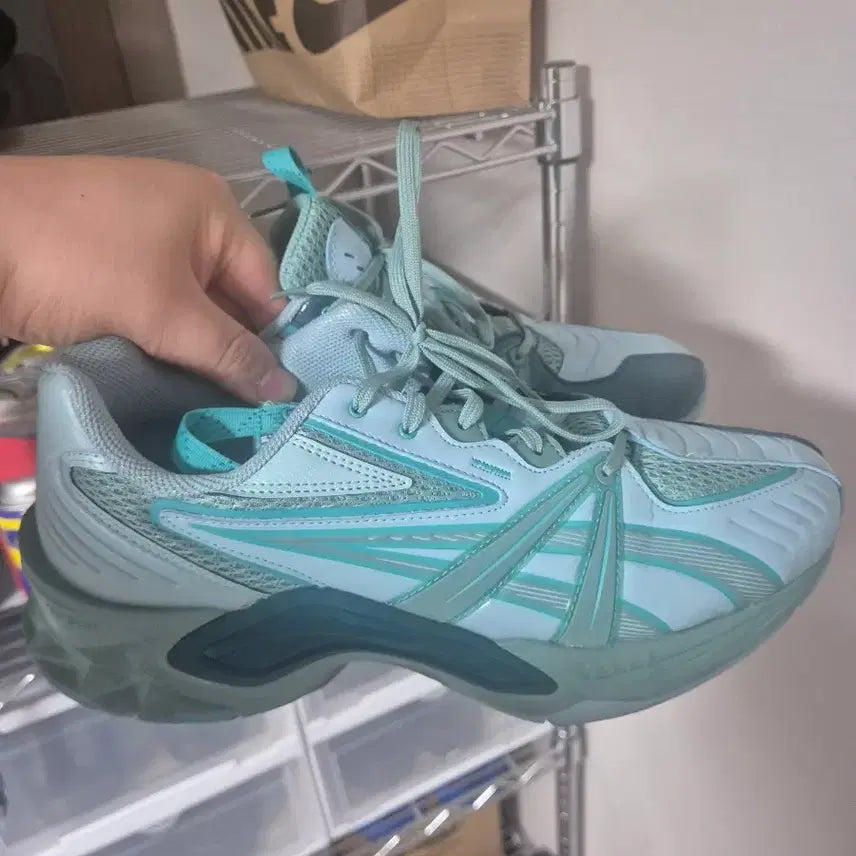 [BUNJANG] ASICS Protoblast Mint Running Shoes 282.5 / 아식스 프로토블라스트 282.5
