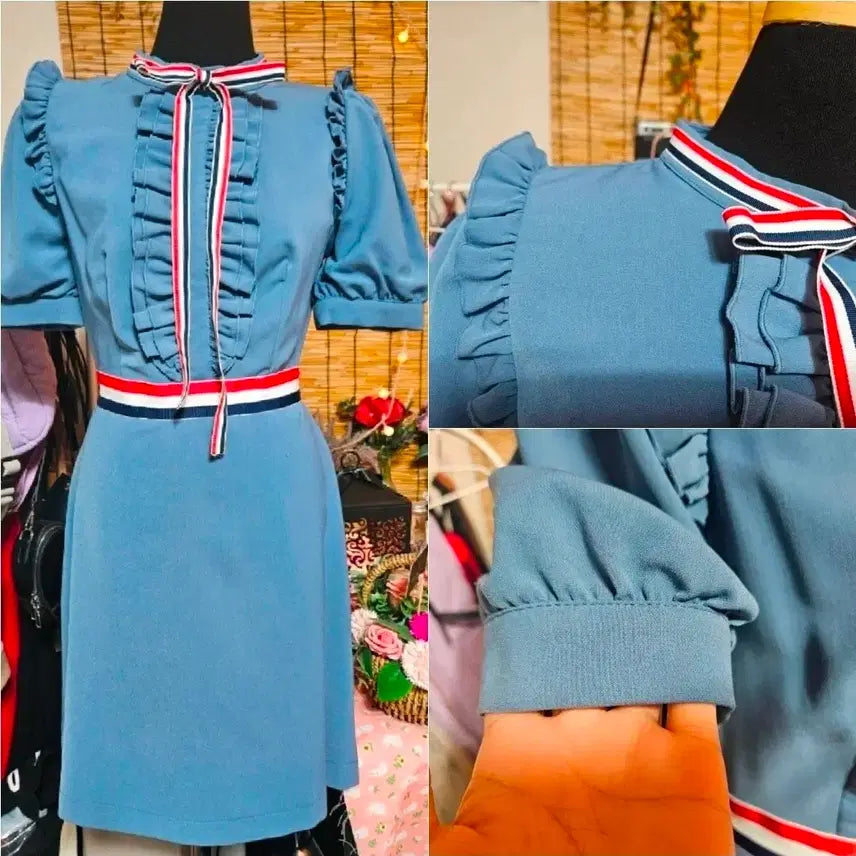 [BUNJANG] DABUWAWA Mini Dress Blue S Size / 당일발송/새상품)DABUWAWA 원피스/S사이즈/해외브랜