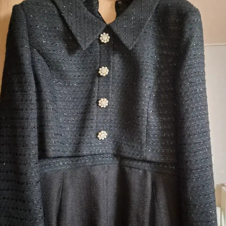 [BUNJANG] JJ JIGOTT Organza Tweed Jacket Dress / JJ지고트 오간자 트위드 자켓 원피스