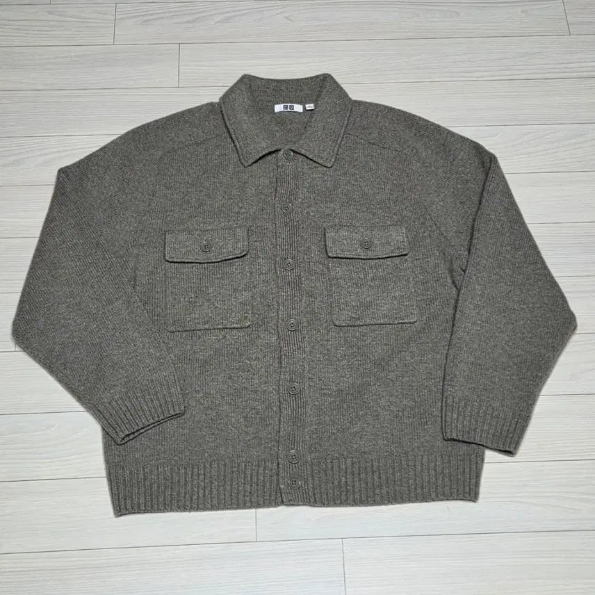 [BUNJANG] Uniqlo U Lambswool Knit Jacket XL / 유니클로U 램스울 니트 자켓 XL