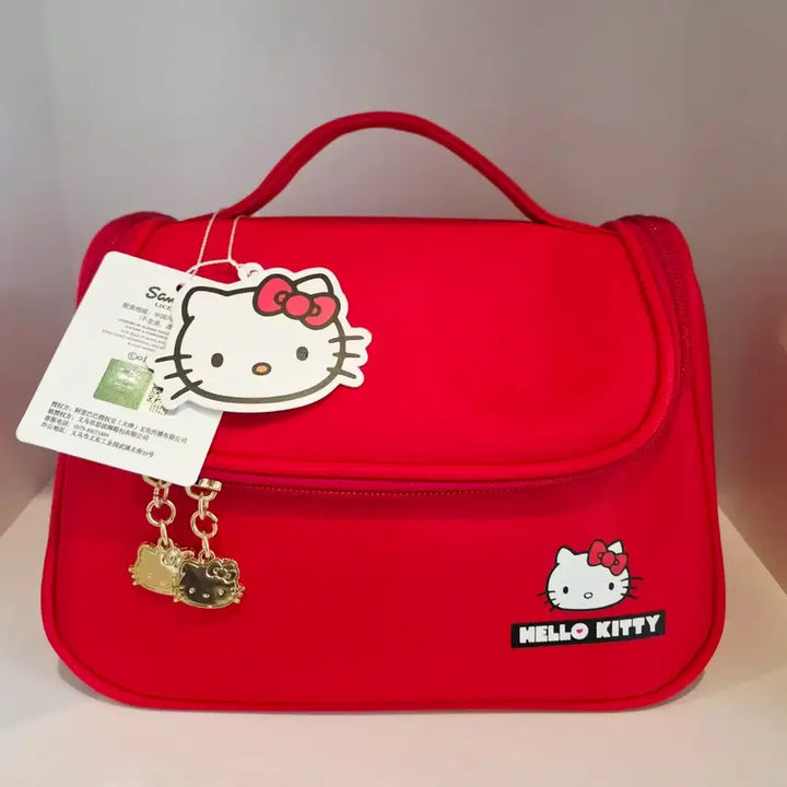 [BUNJANG] Hello Kitty Cosmetic Pouch / 헬로키티 화장품 파우치 키티 다용도 파우치 핑크/레드 새상품